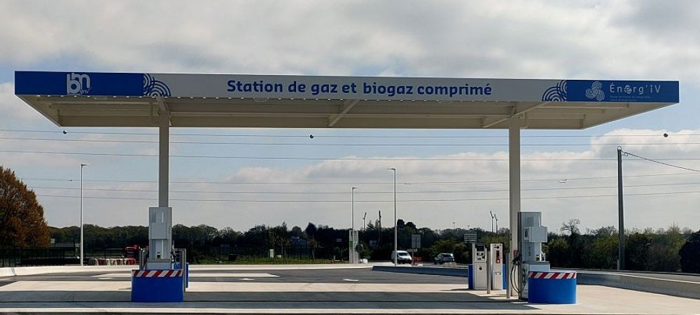 Station GNV Bretagne Mobilité GNV Chartres-de-Bretagne