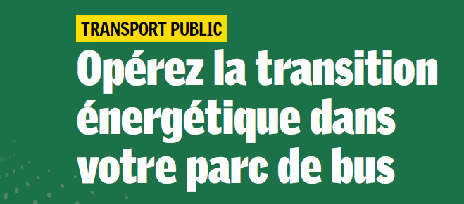 Transports en commun et transition nergtique Une journe dtude organise le 21 mai  Paris