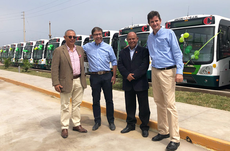 Au Pérou, Lima roule avec des bus GNV
