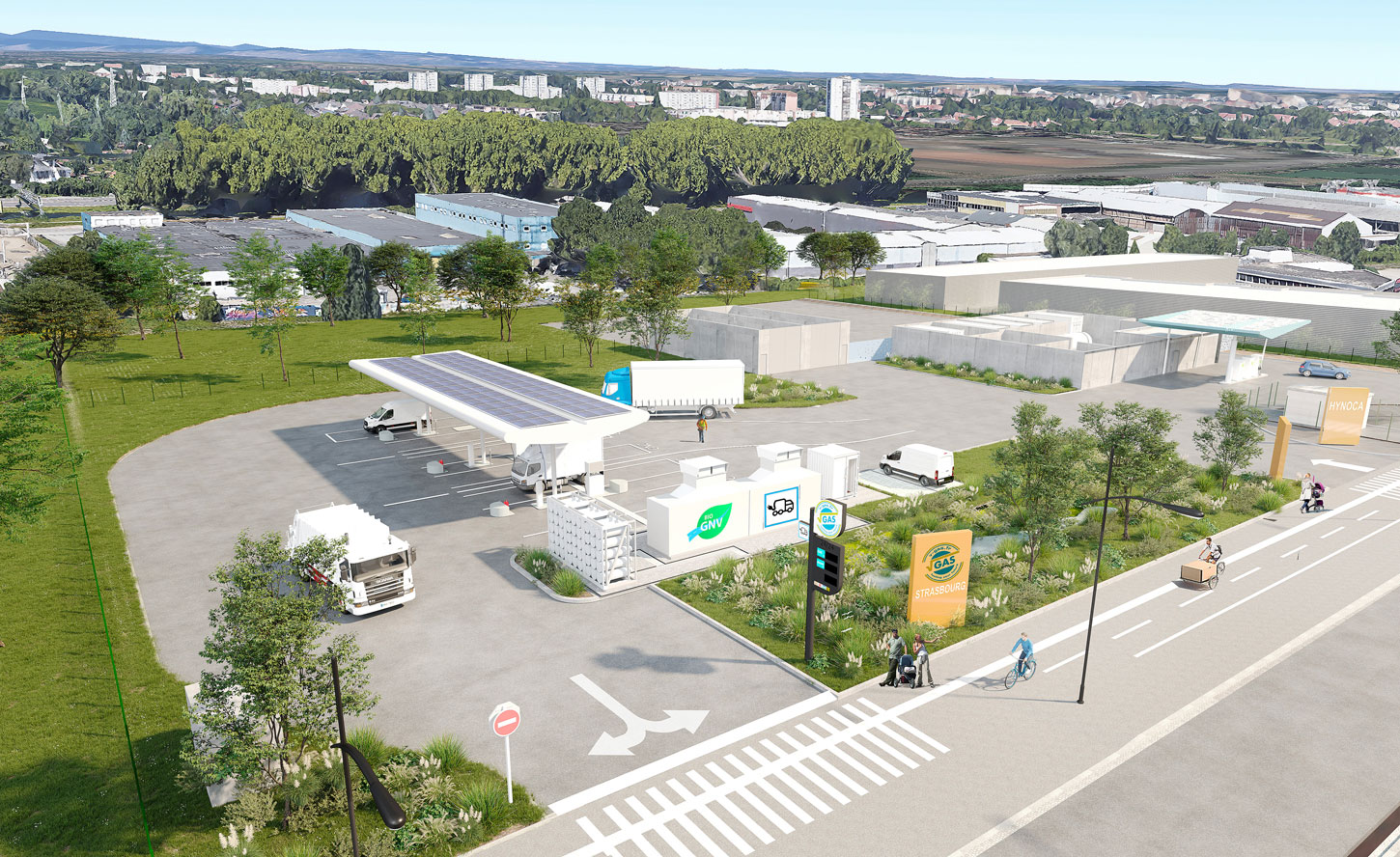 Proviridis : une nouvelle station multi-énergies V-Gas pour Strasbourg